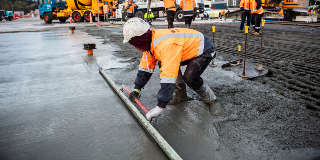 shotcrete concrete pour