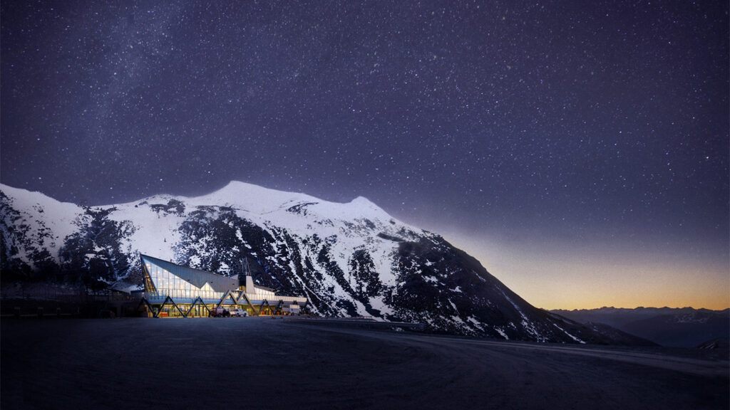 Remarkables Ski Field Base Building & Curvey Basin Chairlift