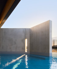 Aesthetic image of concrete walls