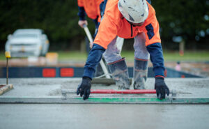 SuperSlab+ Concrete Foundation Pour, Incorporating Low Carbon Concrete, Ecrete